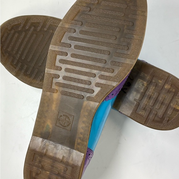 Dr. Martens Ceri Blue and Purple Flats - Picture 5 of 5